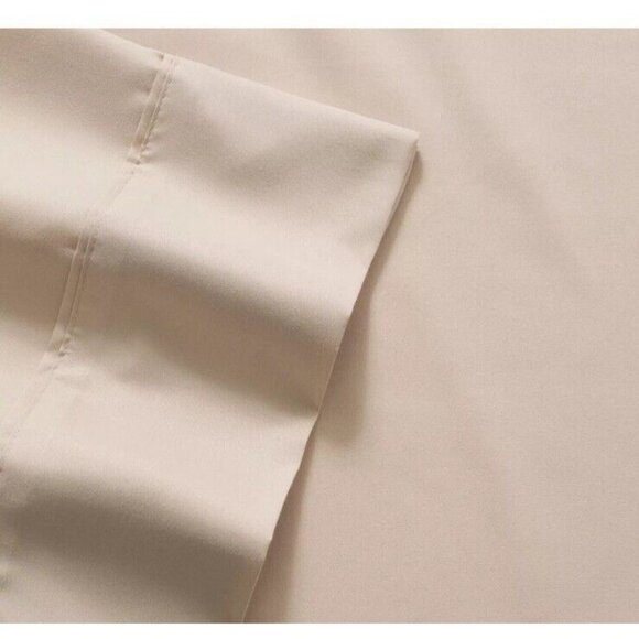 Sweet Home Collection Beige 1500 Count 6 Piece Bedroom Full Bed Sheet Set - Picture 2 of 7